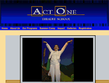 Tablet Screenshot of actonetheatreschool.com